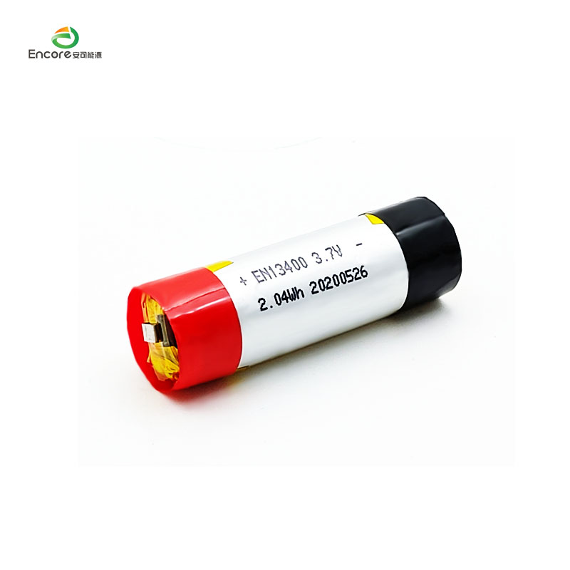Pin lipo hình trụ 13400 550mah