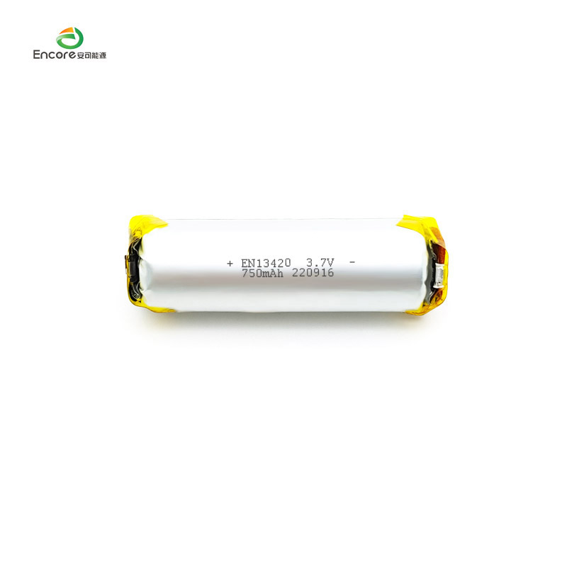 13420 750mAh Pin lipo hình trụ 3.7v