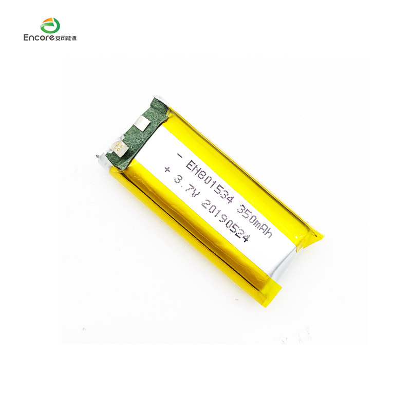 Pin polymer 37V 350mAh Li