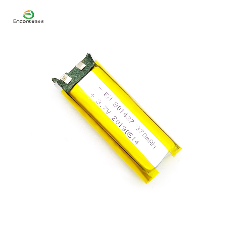 Pin polymer 37V 370mAh Li