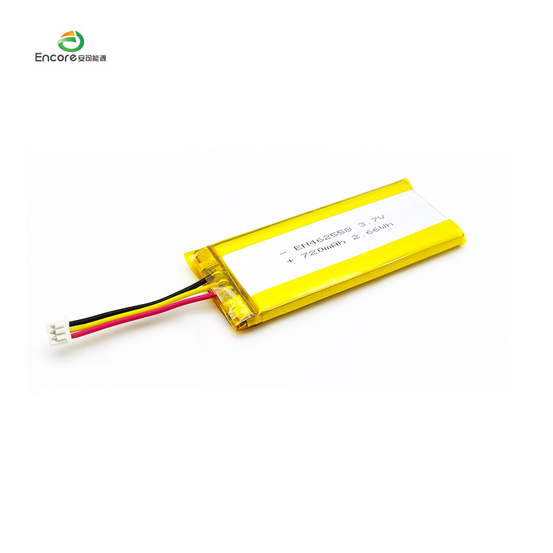 Pin Lipo Lithium Polymer có thể sạc lại Li-ion 720mAh