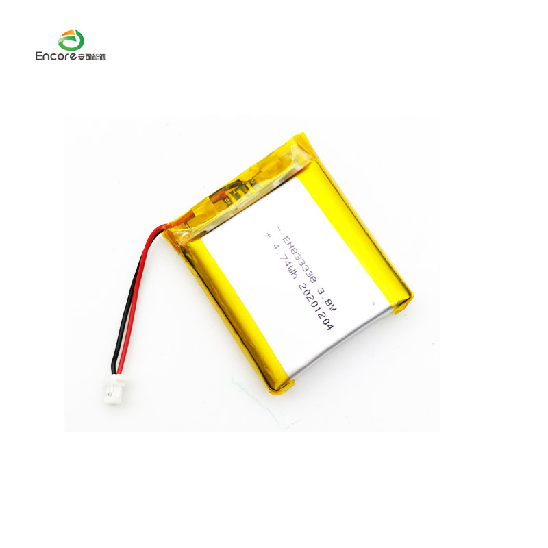 833338 1280mAh 3.8v có thể sạc lại pin lipo